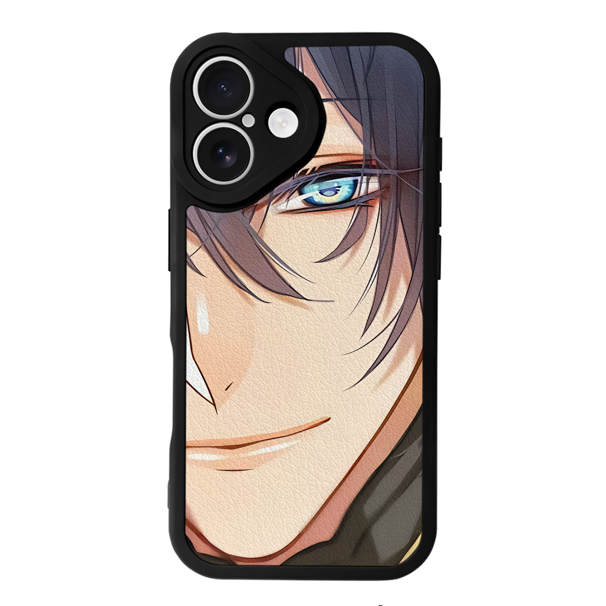 （画像用） 刀剣乱舞 Touken Ranbu 【iPhone 16シリーズ対応】シリコンスマホケース（レザー調） 材質：シリコン